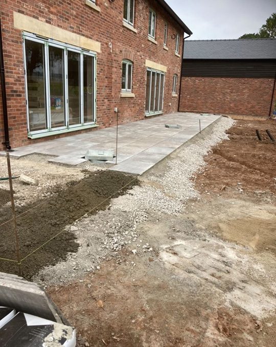 Private Cheshire Garden (Yew Tree Farm) Wright Landscapes